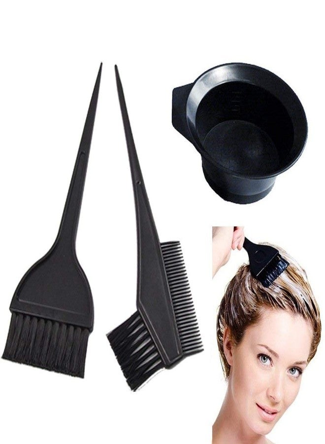 Aravli Professional Use Hair Coloring Dyeing Kit Brush with Bowl, Black (Pack 1) - Image 3