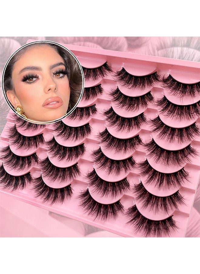 14 زوجا من الرموش الصناعية ، رموش صناعية طويلة رقيقة سميكة طبيعية ، ناعمة مجعدة ناعمة رموش سوداء ناعمة ، للمكياج الدراماتيكي رموش العين الصناعية ذاتية اللصق ذاتية اللصق للاستخدام اليومي للفتيات والنساء - Image 2