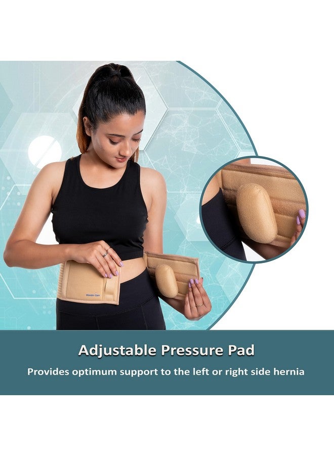 Wonder Care Wonder Care Cotton, Umbilical Hernia Belt Hernia Support Brace With Removable Compression Pad Navel Hernia Pain Relief For Men & Women (3Xl)  - Image 4