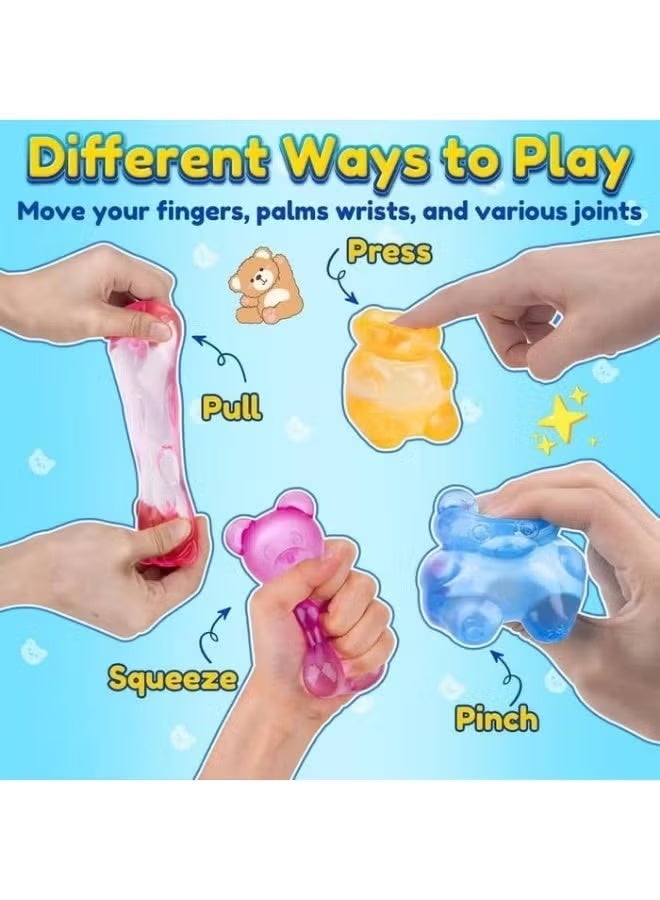 TOP ONE Squishy Gummy Bear Sensory Fidget Toy Squeeze - Image 3