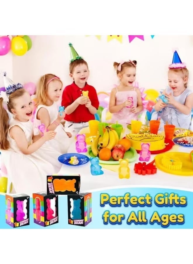 TOP ONE Squishy Gummy Bear Sensory Fidget Toy Squeeze - Image 5
