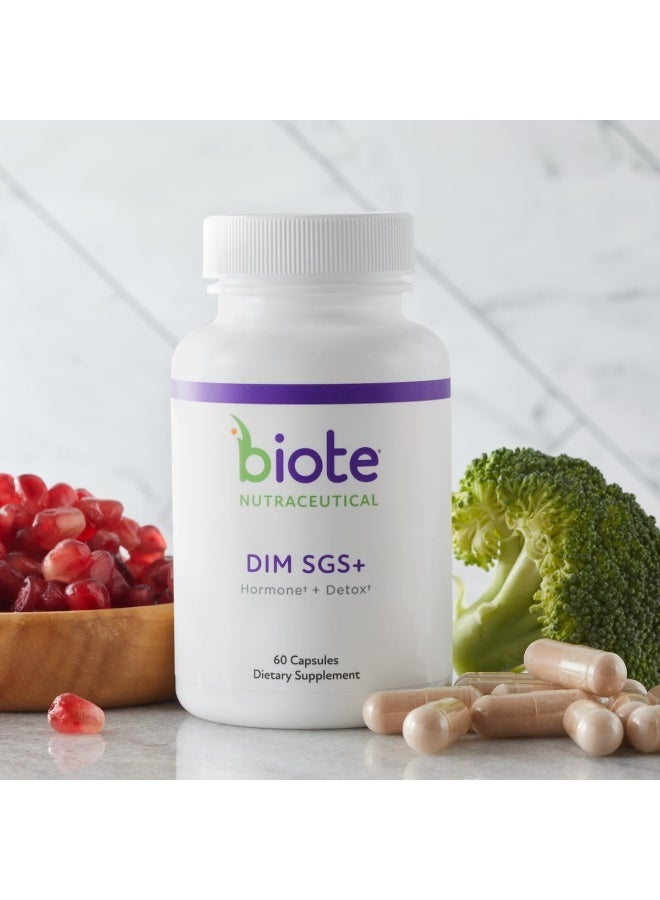bioTE Biote Nutraceuticals - DIM SGS + - Hormone + Detox (60 Capsules)  - Image 2