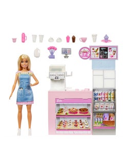 Barbie Barbie Blonde Barista Doll Playset with Over 12 Accessories  - Image 4