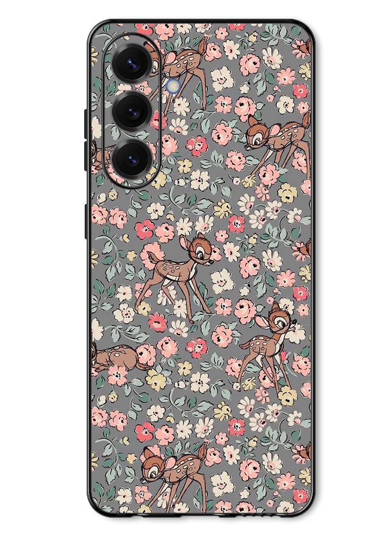 Theodor Case Compatible with Samsung Galaxy A37 Protection Shockproof Bumper Cover Deer Pattern - Image 1