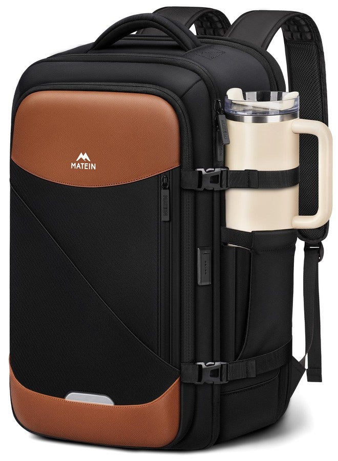 MATEIN Personal Item Travel Backpack 18x14x8 with USB C Port, Airline Approved Spirit Personal Item Bag Fits 17" Laptop, Waterproof TSA Underseat Backpack for Airplanes Luggage with Tracker Pocket - Image 1