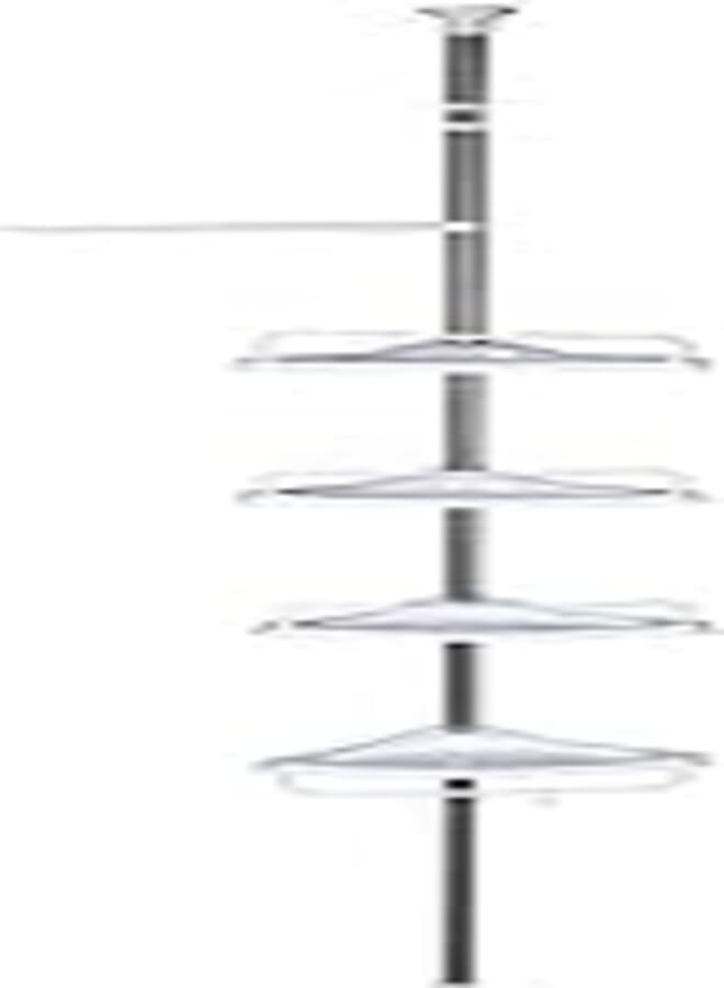 Multilayer Telescopic Bathroom Corner Shelf