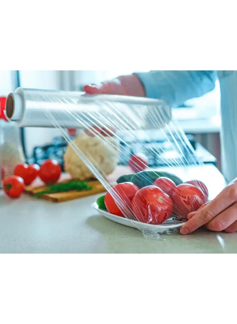 CATANES Food Storage Set – 1 Roll PE Cling Film and 3 Rolls Freezer Bags - Image 3