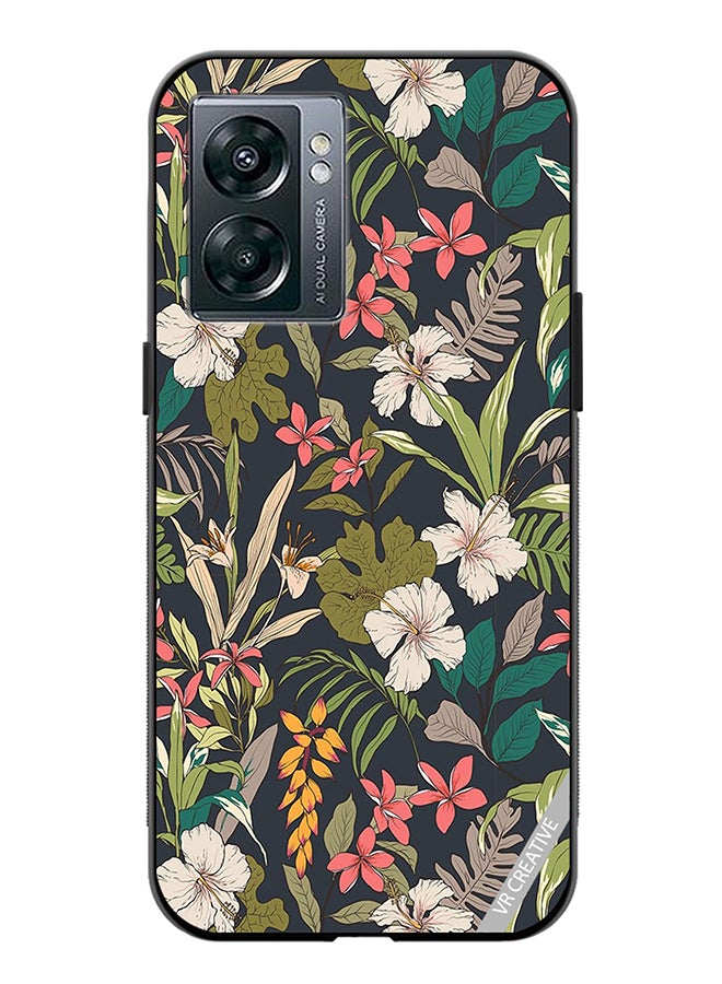 VR CREATIVE Protective Case Cover For Oppo A57 5G Flower Design Multicolour - Image 1