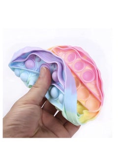 Y&D Unzip the Toy,Lollipop Donut Decompression Bubble Toy, Silicone Sensory Squeeze Bubbles Toy Stress Relief Anti Anxiety Autism ADHD Special Gift for Kids, Brain Game (2 PCS)  - Image 3