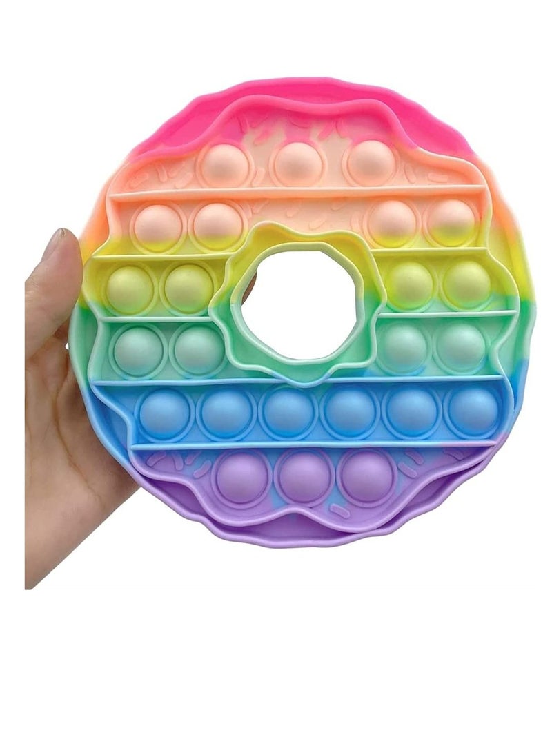 Y&D Unzip the Toy,Lollipop Donut Decompression Bubble Toy, Silicone Sensory Squeeze Bubbles Toy Stress Relief Anti Anxiety Autism ADHD Special Gift for Kids, Brain Game (2 PCS)  - Image 2