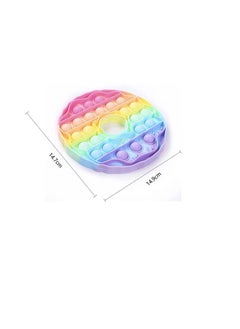 Y&D Unzip the Toy,Lollipop Donut Decompression Bubble Toy, Silicone Sensory Squeeze Bubbles Toy Stress Relief Anti Anxiety Autism ADHD Special Gift for Kids, Brain Game (2 PCS)  - Image 5