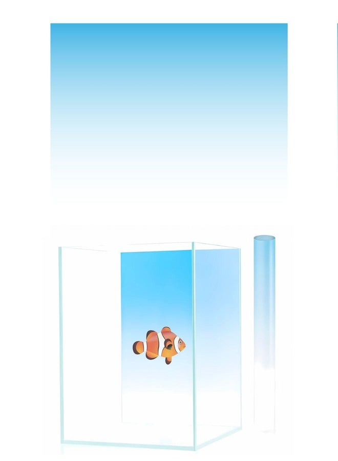 VAYINATO® Sky Blue (60 * 60cm) Gradient Aquarium Fish Tank Background - Natural Look Aquarium Poster - Simple Wallpaper Fish Tank Backdrop Decorations | Easy to Apply - Image 1