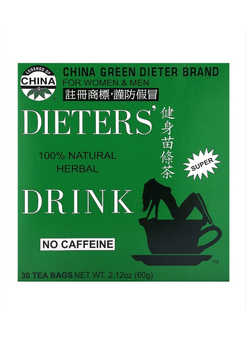 Dieter's 100% Natural Herbal Drink No Caffeine 30 Tea Bags 2.12 oz 60 g - pzsku/Z76C3A04122F92406E47DZ/45/_/1734536476/e198ee41-ce77-4dc8-8fd8-e86a5ca9a447