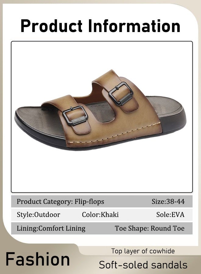 First layer of leather soft sole sandals - Image 2