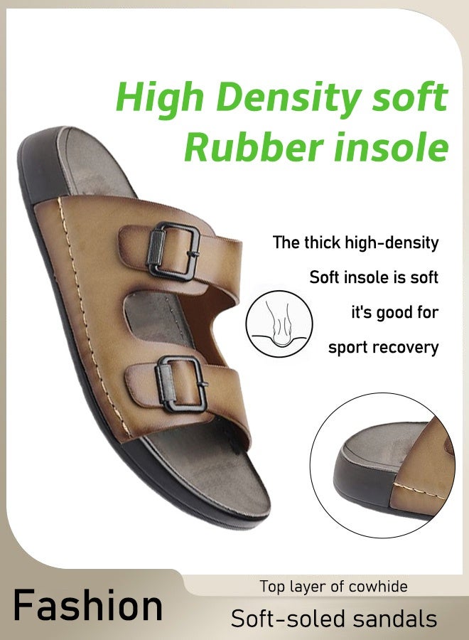 First layer of leather soft sole sandals - Image 4