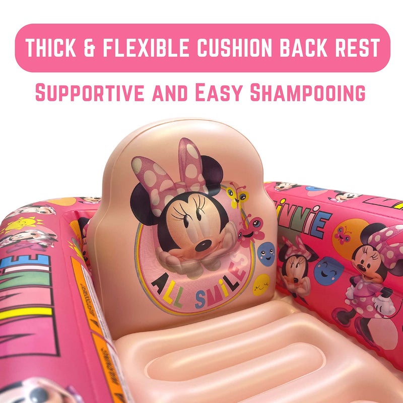 ginsey Disney Minnie Mouse 100% Fabulous Inflatable Tub - Baby Bathtub - Image 3