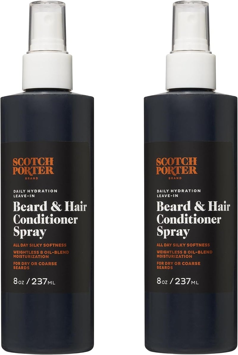 scotch porter Daily Hydration Conditioner Spray for Beard & Hair (2Pack) - Image 1