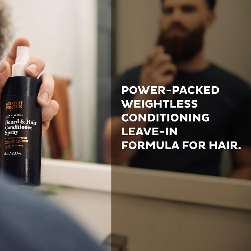 scotch porter Daily Hydration Conditioner Spray for Beard & Hair (2Pack) - Image 2