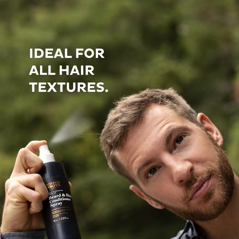 scotch porter Daily Hydration Conditioner Spray for Beard & Hair (2Pack) - Image 3