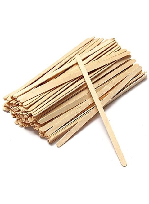 "Birch Wood Coffee Stir Sticks for Coffee, Tea, Milk, and Juice - 100 Eco-Friendly, Biodegradable Pieces, Ideal for Crafting, Coffee Stirrers, Tea Stirrers, Cocktail Mixers, Ice Cream and Popsicle Molds, Natural Wooden Ice Cream Sticks for Kids' Crafts, Wooden Sticks for DIY Crafts and Model Building, Perfect for Ice Cream and Popsicle Making, Wooden Sticks for Cake Decoration and Kids' Art"