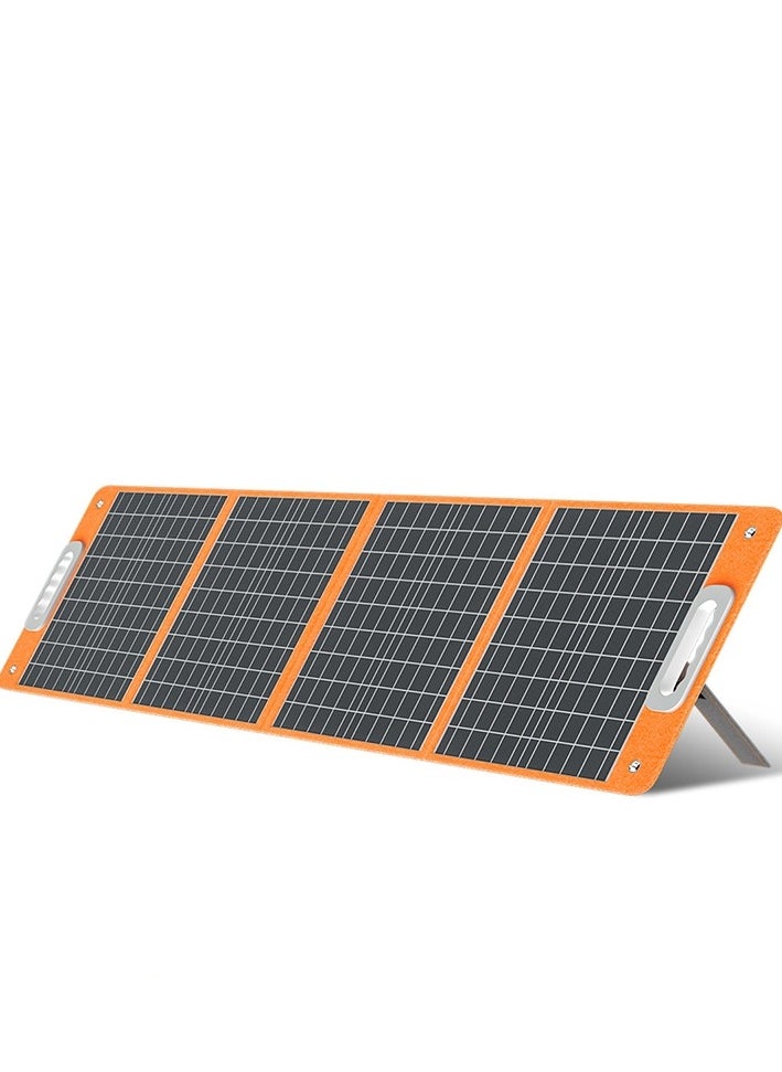 FlashFish 100W 18V Foldable Solar Panel, Solar Charger for Portable Power Station, DC Output 65W USB QC3 Port  - Image 1