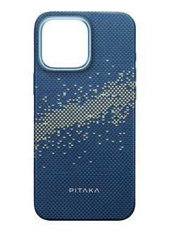 PITAKA iPhone 16 Pro Max MagSafe Case Tactile Woven Ultra Slim Cover with Raised Camera Lip / Woven Touch / Compatible with MagSafe / Drop and Damage Protection - Milky Way Galaxy  - Image 3