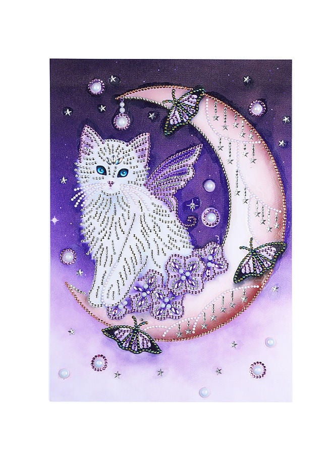 NIBEMINENT Decorative Wall Painting Purple/Pink/White 30x40centimeter