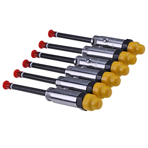 AIVWUMOT 6pcs Fuel Injector Nozzle 8N7005 Compatible with Caterpillar CAT 3304 3304B 3306 3306B - Image 1