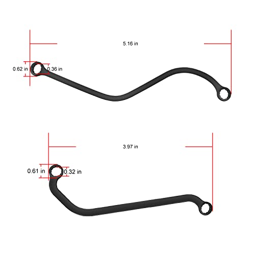 ROUTEKING 6087 Injection Pump Wrench Set for 1996-1999 GM Full Size 2WD/4WD Trucks Vans and Suburbans for 6.5L Diesel Engines, Loosen Tighten Injection Pump Retaining Bolts (2PCS) - Image 2