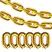 JOLLYSTYLE 20PCS 32Inch Gold Chain Balloons 80s 90s Party Supplies Cosplay Props Retro Hip Hop BirthdayGraduation Party Decorations Foil Balloons - Image 3