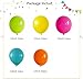 duile Summer Tropical Balloon Kit Hot Pink Green Blue Orange Yellow Latex Rainbow Balloon Kit with Hawaii Balloons for Hawaiian Luau Aloha Birthday Baby Shower Pool Party Decorations - Image 4