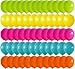 duile Summer Tropical Balloon Kit Hot Pink Green Blue Orange Yellow Latex Rainbow Balloon Kit with Hawaii Balloons for Hawaiian Luau Aloha Birthday Baby Shower Pool Party Decorations - Image 2