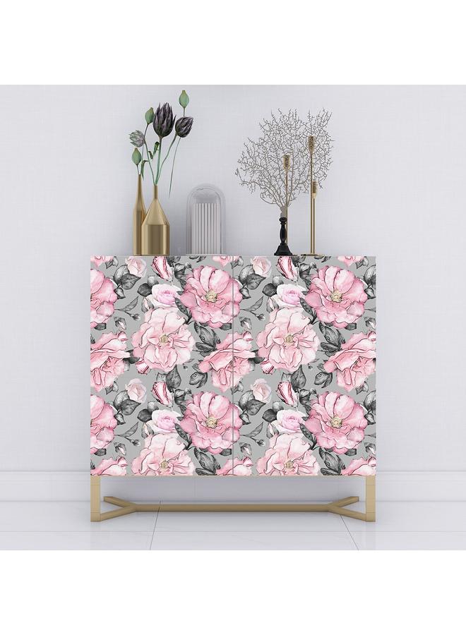 Bluejw Green Plant Flower Self-adhesive Wallpaper Wallpaper Removable Wallpaper Living Room Background Transformation Wall Sticker RW158-180 - Image 4