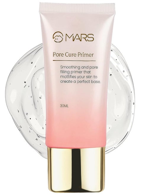 MARS Pore Cure Primer for Face Makeup Long Lasting Smooth Base with Oil Control