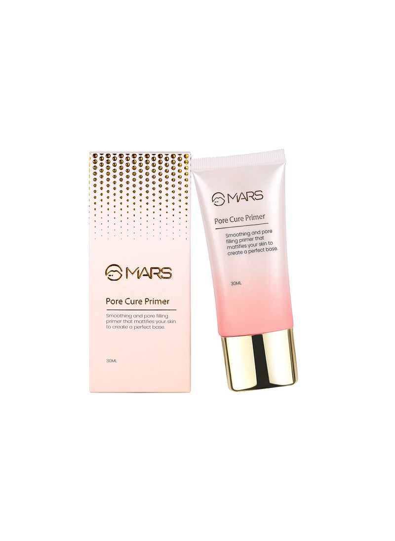 MARS Pore Cure Primer for Face Makeup Long Lasting Smooth Base with Oil Control