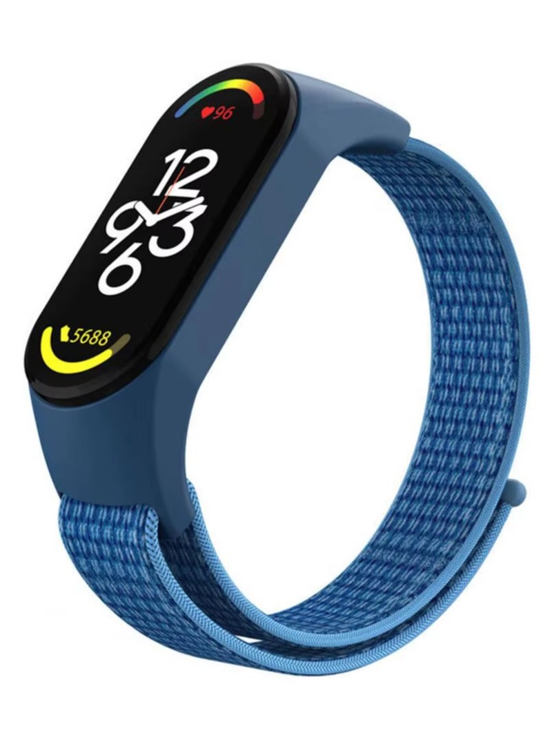 Bracelet for Xiaomi Mi Band 7/Mi Band 6/Mi Band 5, Nylon Watch Strap, Adjustable Sports Replacement Strap, Compatible with Xiaomi Mi Band 6/Mi Band 5/Mi Band 7/Amazfit Band 5 - Image 3