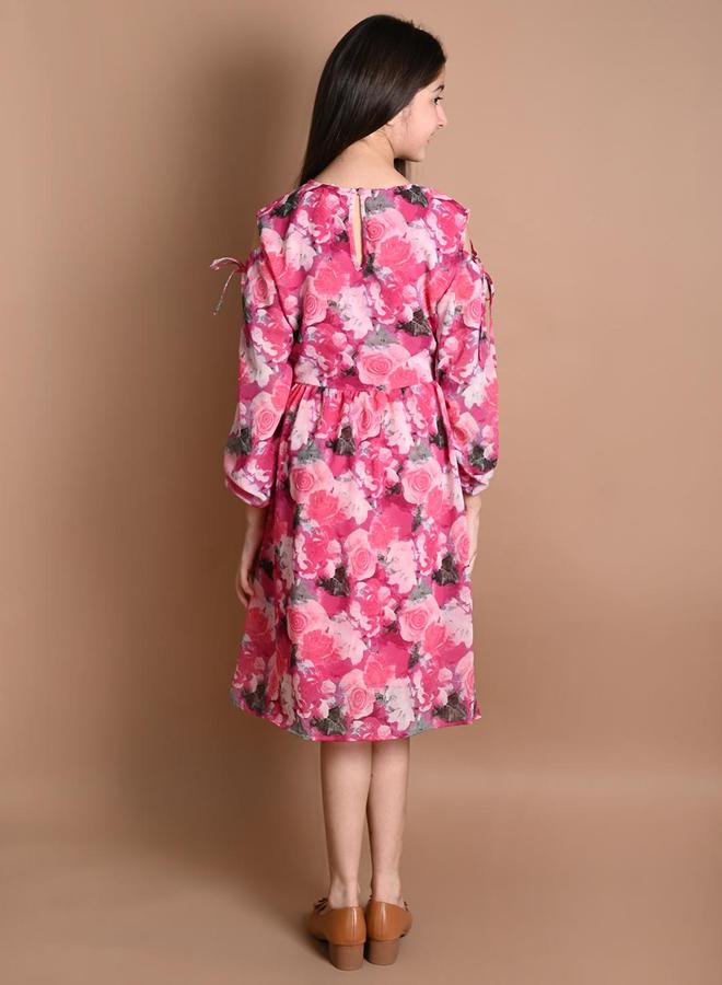 LILPICKS Floral Print Dress - Image 5