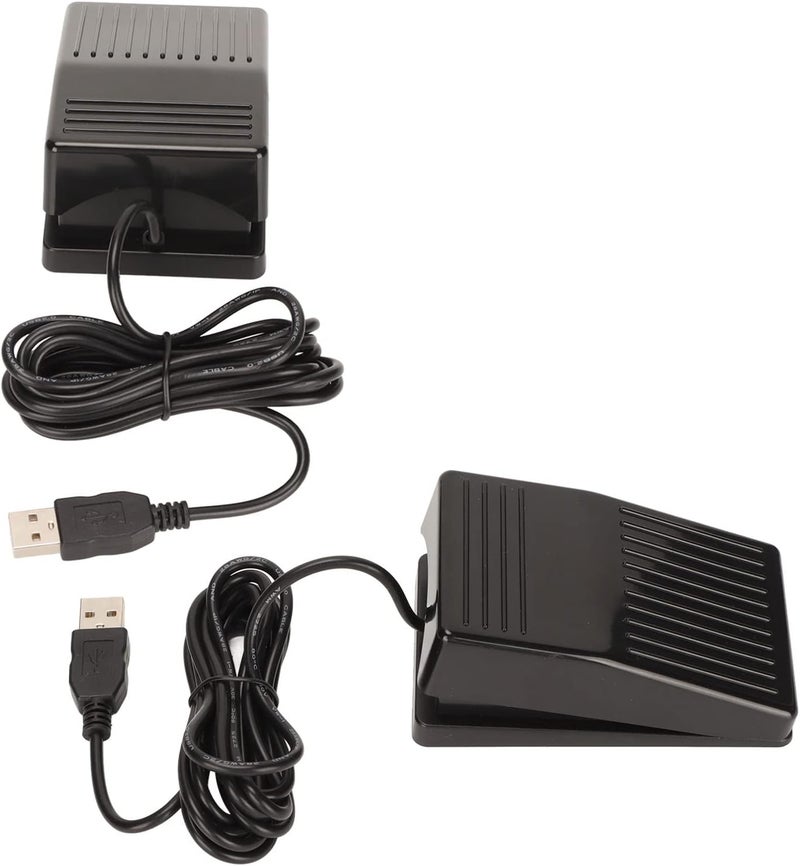 USB Foot Switch Pedal FS22 PM, Single Foot Switch Pedal with Mechanical Switch, Multifunctional USB Pedal for Computer, Customizable Keyboard Mouse Functions with 2 Meters - Image 4