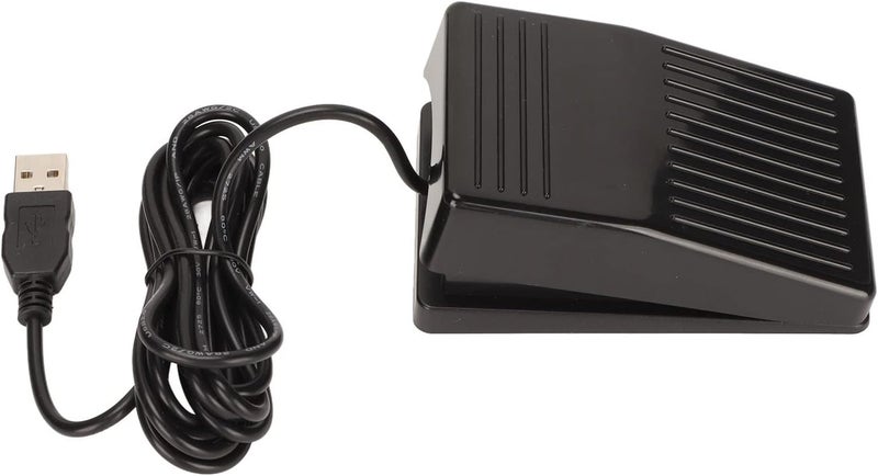 USB Foot Switch Pedal FS22 PM, Single Foot Switch Pedal with Mechanical Switch, Multifunctional USB Pedal for Computer, Customizable Keyboard Mouse Functions with 2 Meters - Image 2