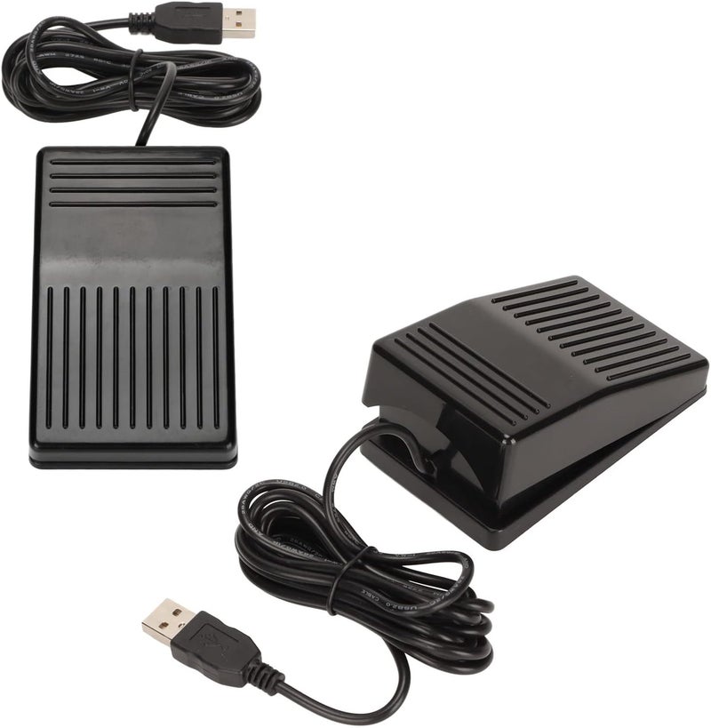 USB Foot Switch Pedal FS22 PM, Single Foot Switch Pedal with Mechanical Switch, Multifunctional USB Pedal for Computer, Customizable Keyboard Mouse Functions with 2 Meters - Image 5
