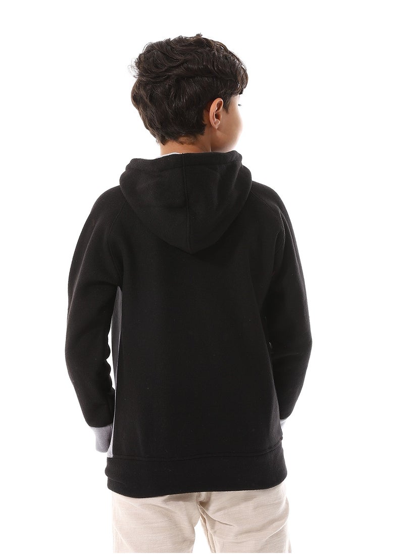 Caesar Velvet  Cotton Boys Hoodie  - Image 2