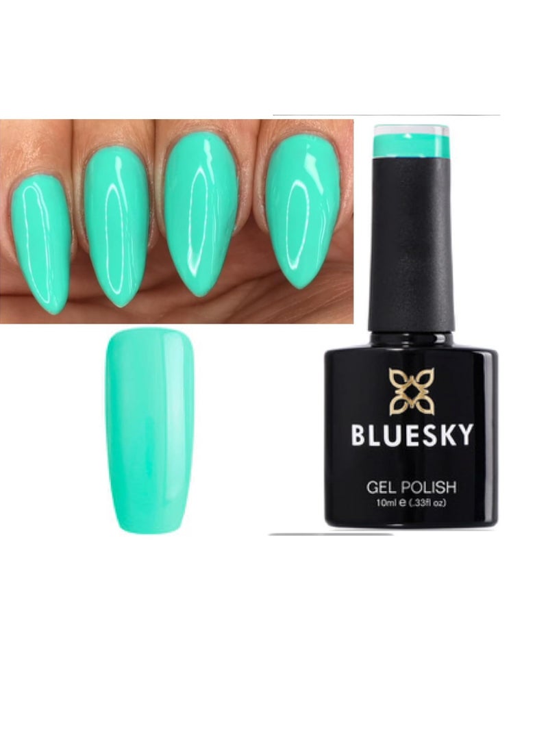 Bluesky Nail Gel Polish Green Tiffany Summer Green UV LED Soak Off 10ml UV LED Soak Off Spring Summer Color - Image 1