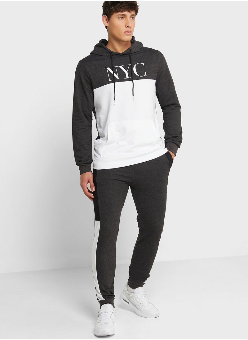 Seventy Five - NYC Colourblock Tracksuit Set - Image 1
