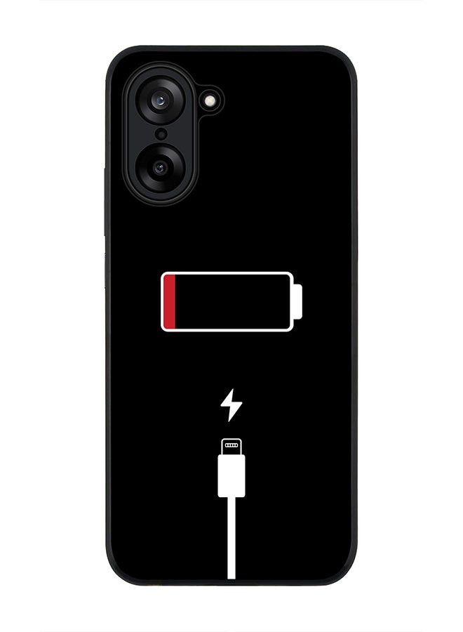 Stylizedd For OnePlus Nord CE5 / Ace 5 Racing Case,Slim fit Camera Protection, Shockproof Thin Phone cover  - Battery Empty - Image 1