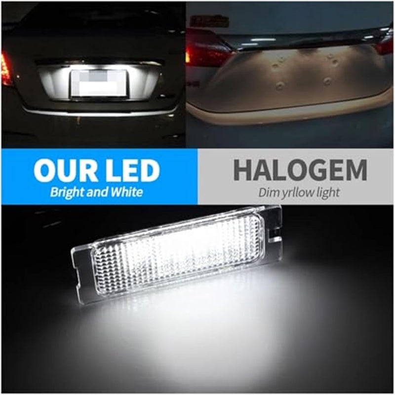 QASULER 2PCS Car Rear License Plate Light - Image 2