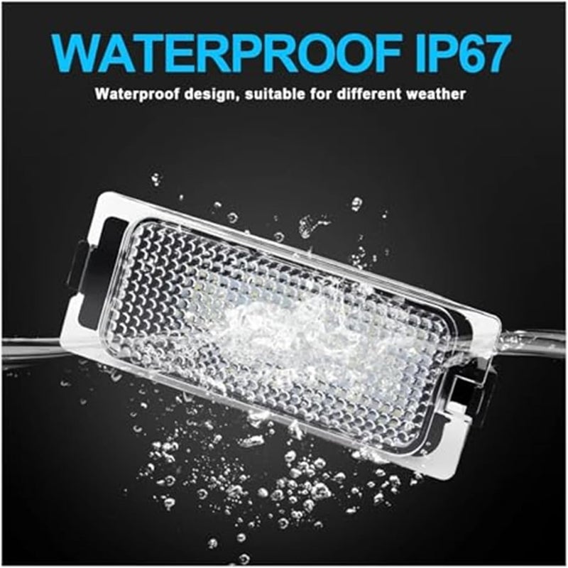 QASULER 2PCS Car Rear License Plate Light - Image 5