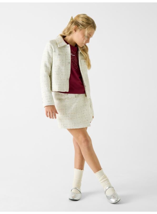 GUESS Kids Tweed Jacket - Image 3