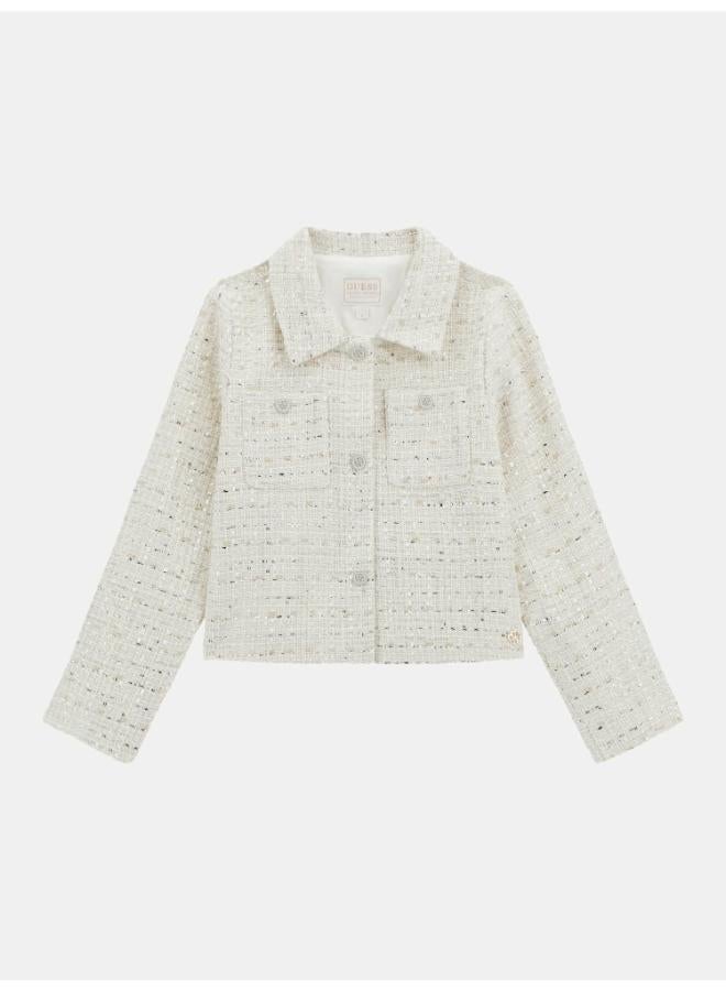 GUESS Kids Tweed Jacket - Image 4