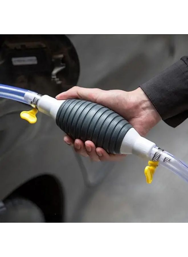 4pcs Self Priming Fuel Transfer Pump Kit 39.37 Inch Oil Suction Hose With Airbag Metal Clamps For Diesel Gasoline Urea Tank Oil Extraction Water Pumping - Image 1