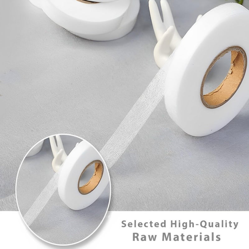 RECLUSE RECLUSE Fabric Fusing Tape Fusible Bonding Web Adhesive Tape for Clothes with Free Soft Tape Measure Bonding Clothes Jeans Pants Collars  - Image 3